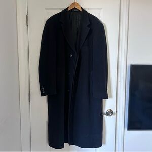 Lauren Ralph Lauren Men's Black long Overcoat peacoat